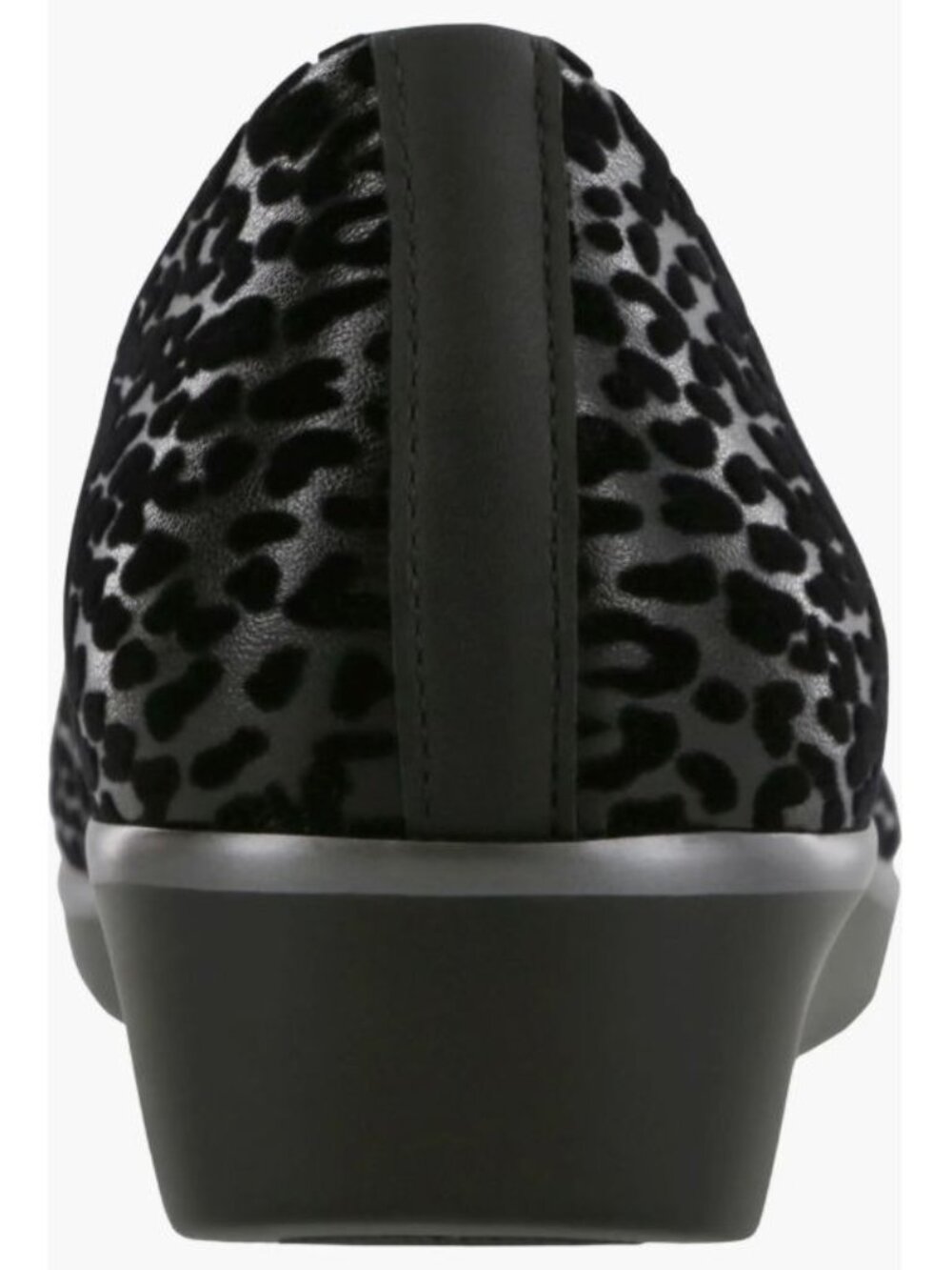 SAS Bliss Slip On Comfort Wedge, Black Leopard Women's Size 9 1/2N - Picture 14 of 15